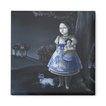 Blue Willow magnets