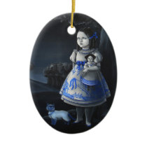 Blue Willow ornaments
