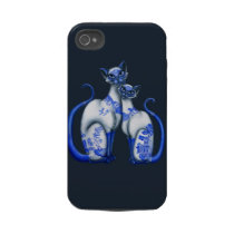 Blue Willow Siamese Cats casemate cases