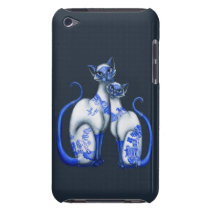 Blue Willow Siamese Cats casemate cases