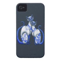 Blue Willow Siamese Cats casemate cases