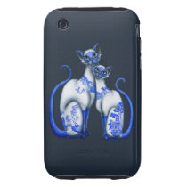 Blue Willow Siamese Cats casemate cases