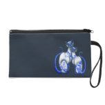 Blue Willow Siamese Cats Wristlet