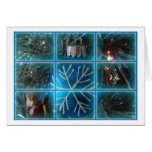 Blue Window Frame X-mas Card