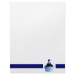 Blue Wine Bottle Letterhead