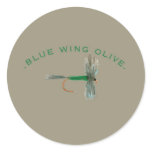 Blue Wing Olive Fly Sticker