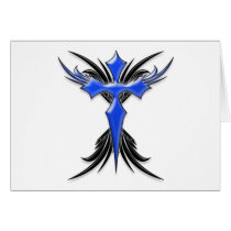Blue Winged Cross cards