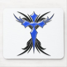 Blue Winged Cross Mousepad