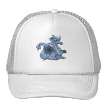 Blue Winged Dragon Baseball Hat