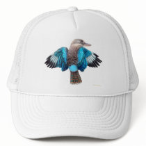Blue Winged Kookaburra Mesh Hat