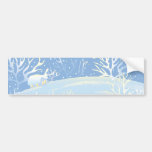 Blue Winter Bumper Stickers