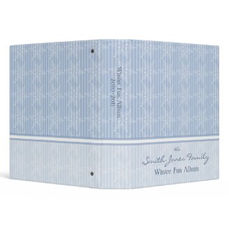 Blue Winter Custom 1.5" Binder