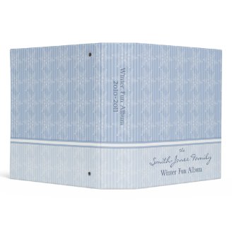 Blue Winter Custom 2" Binder