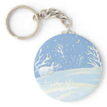 Blue Winter keychains