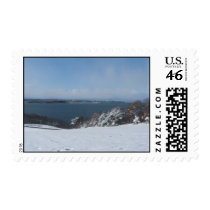 Blue Winter postage