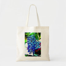 Blue Wisteria Canvas Bags