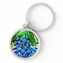 Blue Wisteria Key Chain