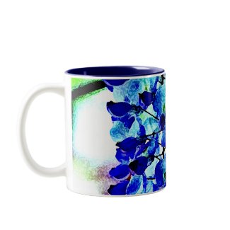 Blue Wisteria mug