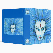 Blue Witch Vinyl Binders