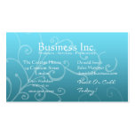 Blue with Decorative Swirl Business Card