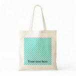 Blue with white polkadots bags