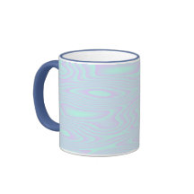 Blue Wood-grain Coffee Mug