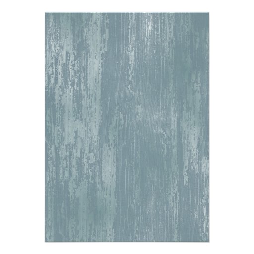 Blue Wood Housewarming Party Invitations