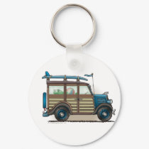 Blue Woody Wagon Key Chains keychains