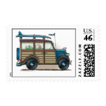 Blue Woody Wagon Stamps