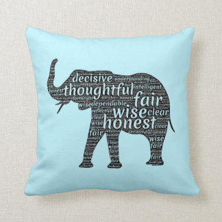 elephant accent pillow