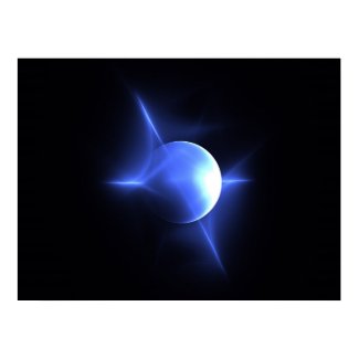 Blue World Print print