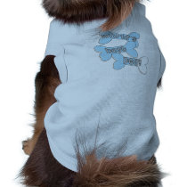 Blue World's Best Dog Tshirt pet clothing