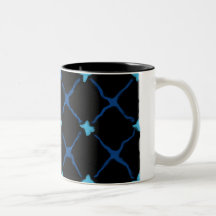 Blue X Marks The Spot Mugs