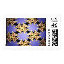 Blue X postage by lester_palocsay Blue X postage