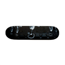 Blue X-Ray Skeletons Midnight Stroll Skate Boards