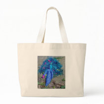 Blue Xavychup Goddess Doll Tote Bags