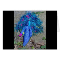 Blue Xavychup Goddess Doll Greeting Cards