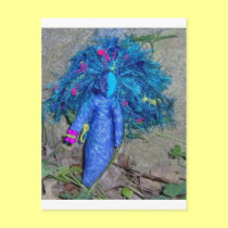 Blue Xavychup Goddess Doll postcards