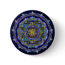 Blue Yantra Button