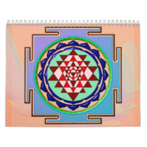 BLUE YANTRA WALL CALENDAR