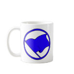 Blue Yellow Flag Plain No Symbol Blank mugs