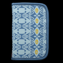 Blue yellow Folio rickshaw folios
