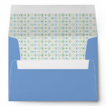 Blue & Yellow Polka Dot Envelope
