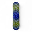 Blue - Yellow Snake Board skateboards by mikek92349 Blue - Yellow Snake Board skateboards