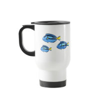 Blue & Yellow Tropical Fish Mugs