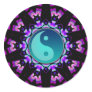 Blue Yin Yang Symbol UV-Delica Art Sticker