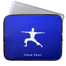 Blue Yoga Laptop Sleeve