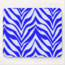 Blue Zebra mousepads