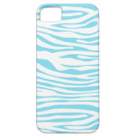 Blue Zebra stripe pattern iPhone 5 Case