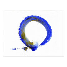 Blue Zen Enso Post Cards